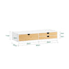 SoBuy BBF11-WN Réhausseur d'écran Support de moniteur écran ergonomique Support