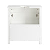 SoBuy BZR101-W Meuble sous Évier Salle de Bain, Meuble Évier de Cuisine avec 2 Portes