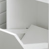 SoBuy BZR110-W Armoire à Linge avec 1 Porte – L40×P39×H86 cm, Charge 25 kg, MDF E1, Blanc