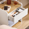 SoBuy FBT128-WN Table de Chevet, Table de Nuit, Table d'Appoint, Bout de Canapé avec 1 Tiroir pour Salon, Chambre