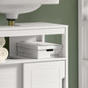sebuyfr.comG128-W Meuble Sous-Lavabo Meuble pour lavabo suspendu