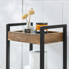 sebuyfr.comG226-F Meuble Salle de Bain Rangement avec 3 paniers - Rangement Serviteur de Douche Étagère de Stockage Salle de Bain Petit Meuble WC Rangement 28x20x74 cm