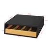 sebuyfr.comG280-SCH Boîte à Thé avec Tiroir, Format Compact, Rangement Optimisé, Design Fonctionnel, Usage Quotidien, Pratique – L31×P30×H10 cm, Bambou, Noir