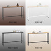 SoBuy FSB19-N Table Console Étroite, Table d'Appoint, Bout de Canapé, Table d’Entrée, Cadre et 4 Pieds en Fer, pour Salon, Entrée, Couloir, Intustriel, L120xP20xH65 cm