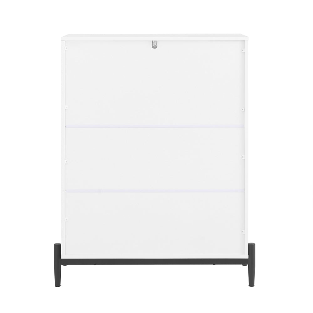SoBuy FSB94-W Meuble Chaussures, Meuble Entrée, Commode, Armoire de Rangement