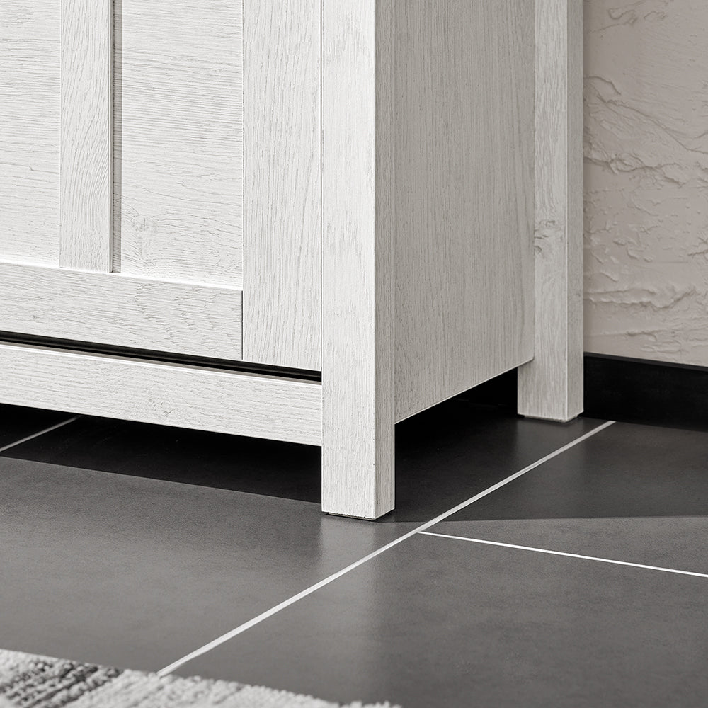 SoBuy FSR162-W Meuble à Chaussures Ultra-Slim Gain de Place – Idéal pour Entrée Étroite – Blanc