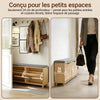 SoBuy FSR211-N Banc à Chaussures d'Entrée 24 cm – Naturel