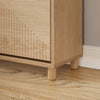 SoBuy FSR212-N Meuble à Chaussures pour Entrée Étroite – 24 cm de Profondeur, Chêne Naturel