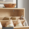SoBuy FSR213-N Meuble à Chaussures – 24 cm de Profondeur, 120 cm de Hauteur, Naturel