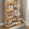 SoBuy FSR213-N Meuble à Chaussures – 24 cm de Profondeur, 120 cm de Hauteur, Naturel