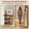SoBuy FSR214-N Meuble à Chaussures Compact 24 cm de Profondeur – Naturel