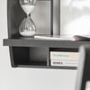 SoBuy FWT18-Sch Table Murale Bureau avec Étagère intégrée Armoire de Rangement Murale