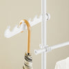 SoBuy KLS03-II-W Portant à Vêtements Télescopique – Largeur 124–226 cm, Hauteur 200–295 cm, Blanc