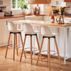 SoBuy KNL09-WN Ìlot Central de Cuisine 3-en-1 – Buffet, Table Bar et Plan de Travail, 170×60×89 cm, Blanc & Bois