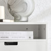 SoBuy NKD03-W Table de Chevet Murale, Table de Nuit Flottante avec Tiroir et Plateau, Étagère Murale pour Chambre à Coucher, L 45 x P 25 x H 22 cm, Blanc