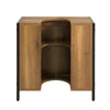 SoBuy BZR63-II-PF Meuble sous Lavabo Housse Colonne Lavabo