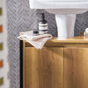 SoBuy BZR63-II-PF Meuble sous Lavabo Housse Colonne Lavabo