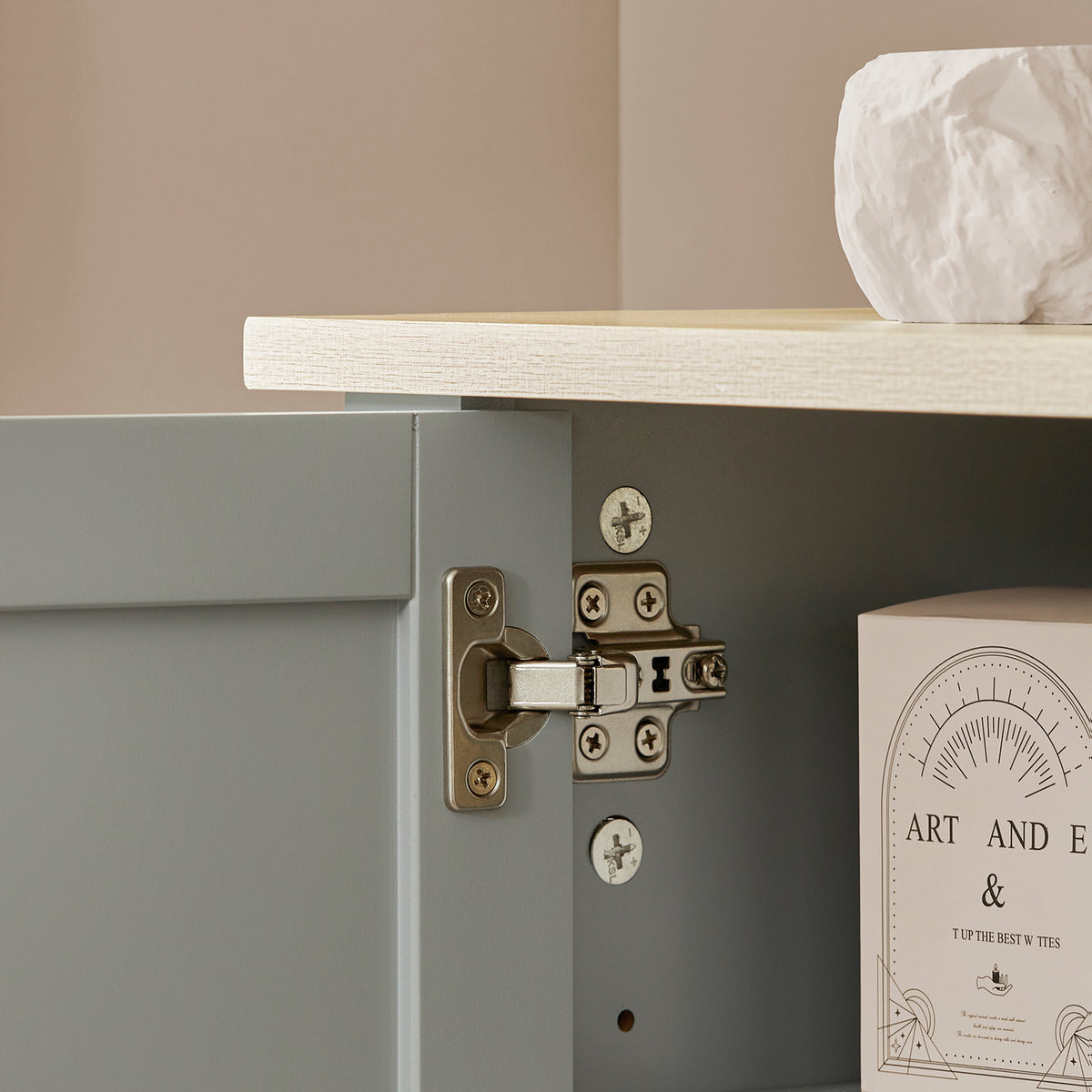 SoBuy BZR69-HG Meuble sous Lavabo, Meuble sous Vasque, Meuble de Salle de Bain, Placard de Rangement, Armoire Salle de Bain