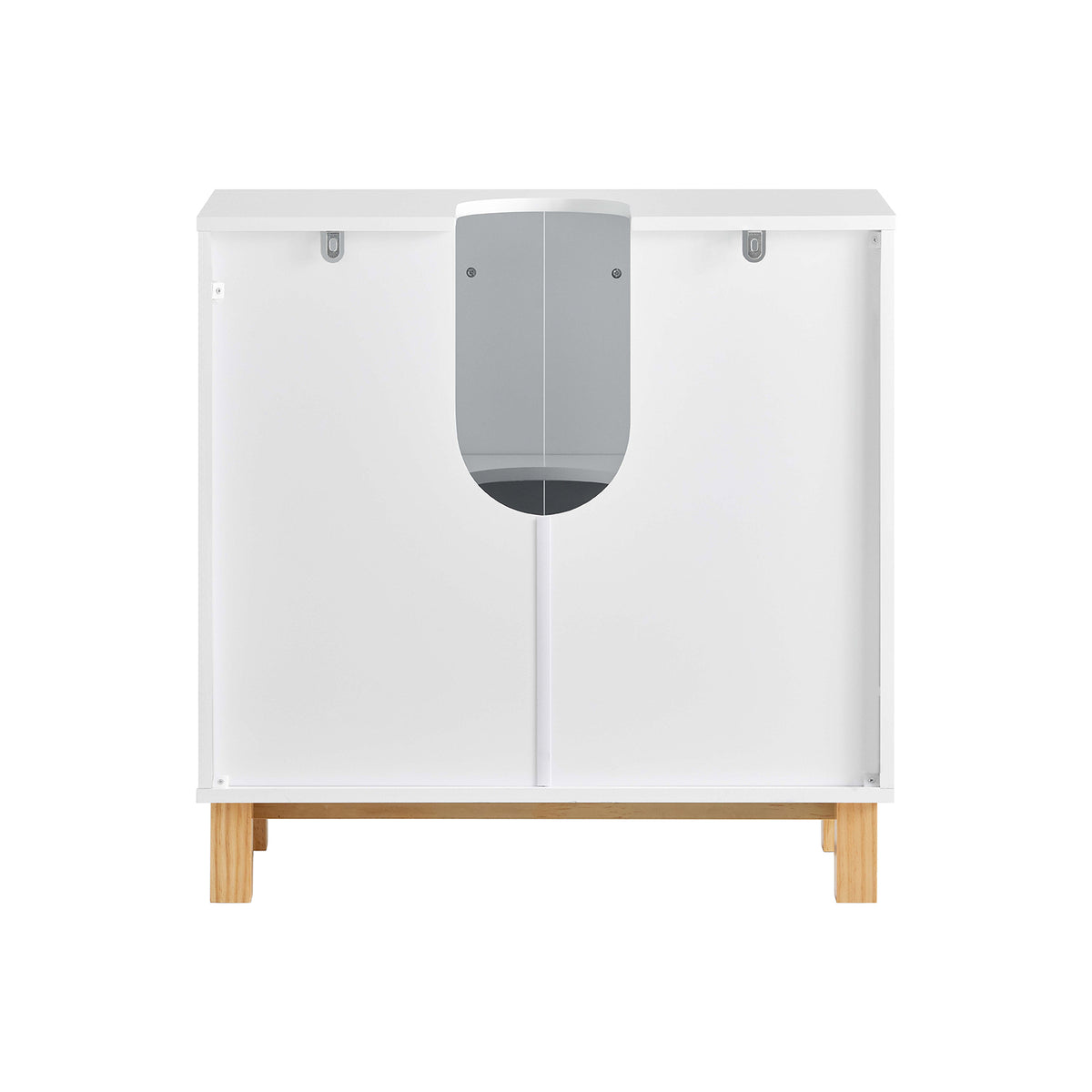 SoBuy BZR92-W Meuble sous Lavabo, Meuble sous évier, Meuble sous Vasque, Armoire Salle de Bain, Placard de Rangement