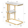 SoBuy FBT110-G Table d’Appoint Moderne Bout de Canapé à Café Table Basse Table de Chevet Effet