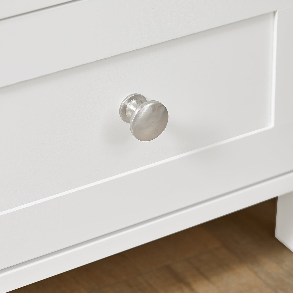 SoBuy FBT91-W Table d’Appoint Haute Bout de Canapé pour Salon Bureau Cuisine en 3 niveaux avec 1 tiroir