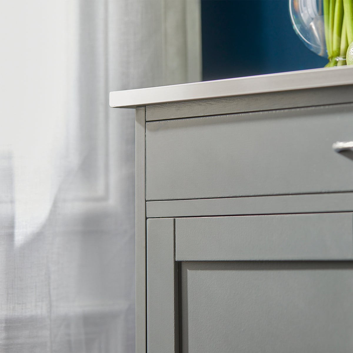 SoBuy FKW45-HG Desserte Chariot de Cuisine de Service Roulant, Meuble Armoire de Rangement Cusine sur roulettes