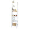 sebuyfr.comG101-W Étagère style échelle Bibliothèque, 5 étages –Blanc