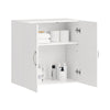 sebuyfr.comG231-W Meuble Haut Salle de Bain Suspendu Armoire Murale avec Étagère Réglable et Porte Rangement Mural Compact pour