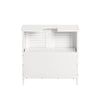 sebuyfr.comG237-W Meuble Sous-Lavabo Meuble de Salle de Bain Vasque, 2 portes et 2 étages