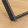 SoBuy FWT88-F Table Pliant pour Petits Espaces, Bureau d'Ordinateur Table d’Etude Bureau Portable à Domicile, Salon, Chambre, Aucun Assemblage Requis Design Industriel