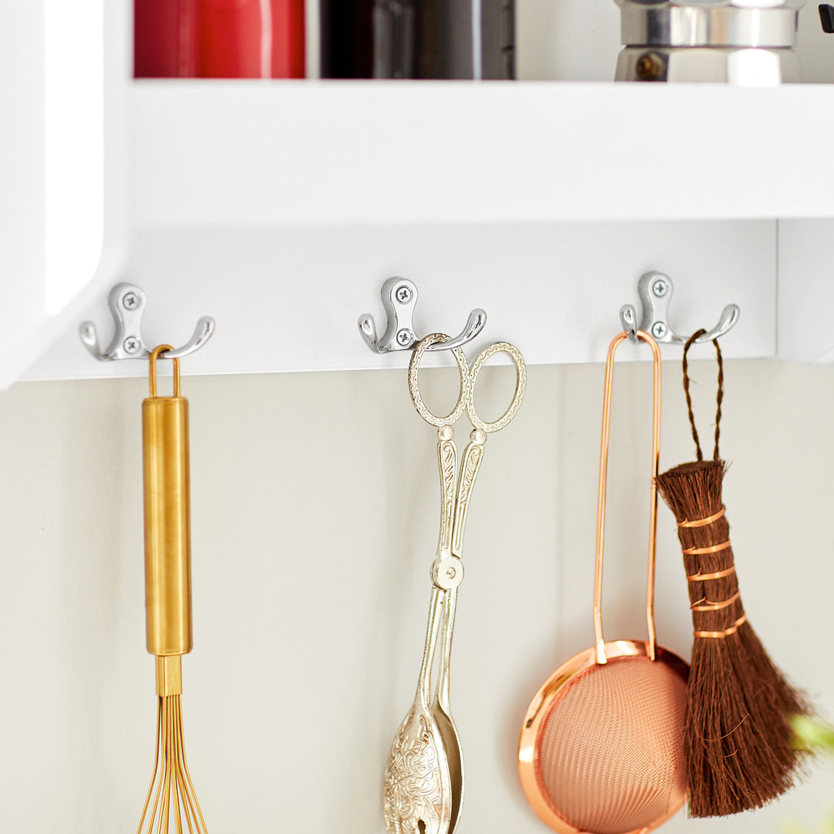 SoBuy KCR12-W Étagère à Suspendre Étagere Rangement murale Étagère à Épices Rangement Cuisine Étagère de salle de bain