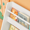SoBuy KMB45-W Bibliothèque Montessorienne pour Enfants, Étagère à Livres pour Garçon, Fille, Chambre Enfant, Étagères à 3 hauteurs