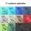 SoBuy OGS28-GRx2 Lot de 2 Chaise Longue Transat de Jardin Bascule avec Appui-tête Réglable et Pochette latérale