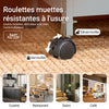 SoBuy FKW79-HG Meuble Cuisine Desserte de Cuisine à roulettes, Desserte Rangement avec 3 Tiroirs et 1 Tablette Amovible, Meuble de Rangement Cuisine, L68xP38xH85cm,Gris