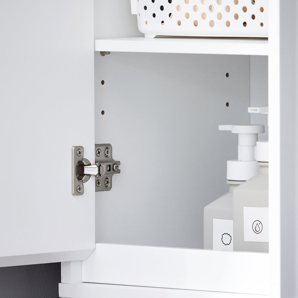 SoBuy BZR147-W Colonne de Salle de Bain 170 cm – Blanc