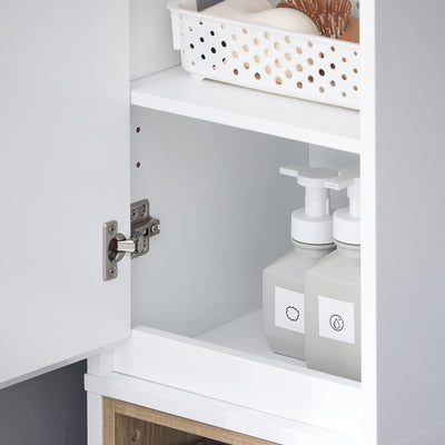 SoBuy BZR147-W Colonne de Salle de Bain 170 cm – Blanc