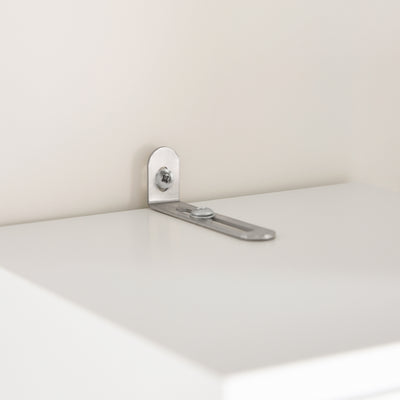 SoBuy BZR160-W Colonne Salle de Bain 20x180x20 cm, Petit Meuble Rangement WC, Meuble Salle de Bain avec Portes, Tiroir, Étagères, Armoire Haute Gain de Place