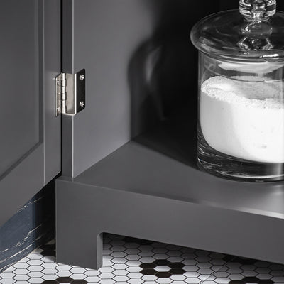 SoBuy BZR17-DG Colonne Salle de Bain Meuble Salle de Bain Rangement avec Armoire et 3 Étagères Ouvertes, Petit Meuble Compact avec 1 Tiroir pour WC, Chambre 40x161x35 cm