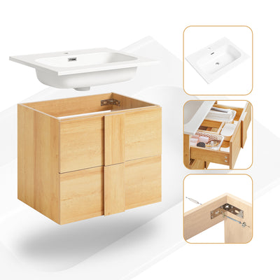 SoBuy BZR172-N Meuble sous Lavabo avec Deux tiroirs Meuble de Rangement  Meuble avec lavabo en céramique