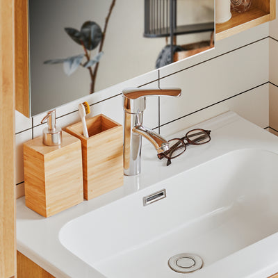 SoBuy BZR172-N Meuble sous Lavabo avec Deux tiroirs Meuble de Rangement  Meuble avec lavabo en céramique