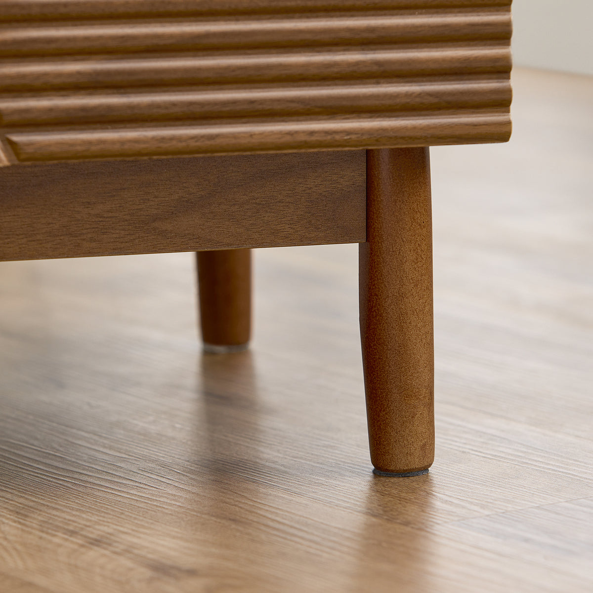 SoBuy FBT170-N Table de Chevet avec 2 Tiroirs, pour Salon et Chambre, Design Fonctionnel, Usage Quotidien, Pratique – L45×P40×H58 cm, Bois d’Hévéa, Marron