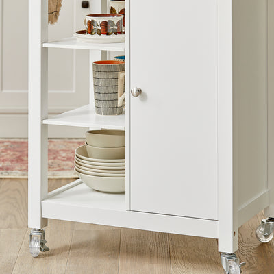SoBuy FKW46-WN Desserte roulante Chariot de cuisine de service Meuble de Rangement