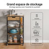 SoBuy FKW99-N Desserte de Cuisine Roulante Chariot de Service Meuble de Rangement à roulettes Multifonctionnel avec 1Tiroir, 3 Etagères et Etagères latérales, 50x37x87 cm