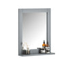 sebuyfr.comG129-SG Armoire Murale Salle de Bain avec Miroir Meuble Haut Suspendu Étagère Murale de Rangement Compacte Idéal pour