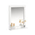 sebuyfr.comG129-W Armoire Murale Salle de Bain avec Miroir Meuble Haut Suspendu Étagère Murale de Rangement Compacte Idéal pour 