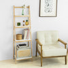 sebuyfr.comG162-N Étagère Pliable Style échelle Étagère pour Salle de Bain, Bureau, Salon, etc. avec 4 Niveaux de Rangement