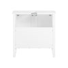 sebuyfr.comG202-W Meuble sous lavabo Salle de Bain Meuble de Salle de Bain avec 2 Portes, Grand Espace de Rangement & découpe Siphon sous Vasque MDF, Blanc 60x62x30cm