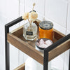 sebuyfr.comG226-F Meuble Salle de Bain Rangement avec 3 paniers - Rangement Serviteur de Douche Étagère de Stockage Salle de Bain Petit Meuble WC Rangement 28x20x74 cm