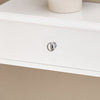 sebuyfr.comG43-W Etagere Murale avec 2 Tiroirs - Étagère Flottante Moderne pour Entrée, Salon, Cuisine & Chambre - Blanc 64x15x10cm