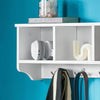 sebuyfr.comG48-W Portemanteau Étagère murale Porte-manteau salle de bain Meuble d’entrée